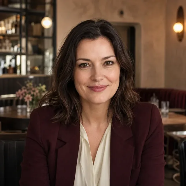 Portrait of Sophie Laurent, the site's Adelaide dating and lifestyle editorial persona